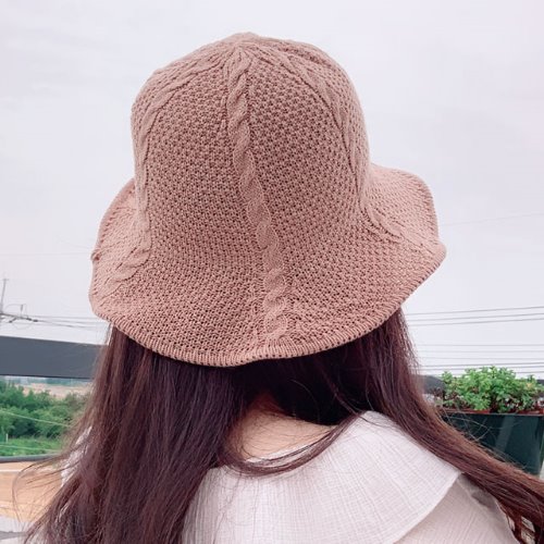 라피아 벙거지 모자