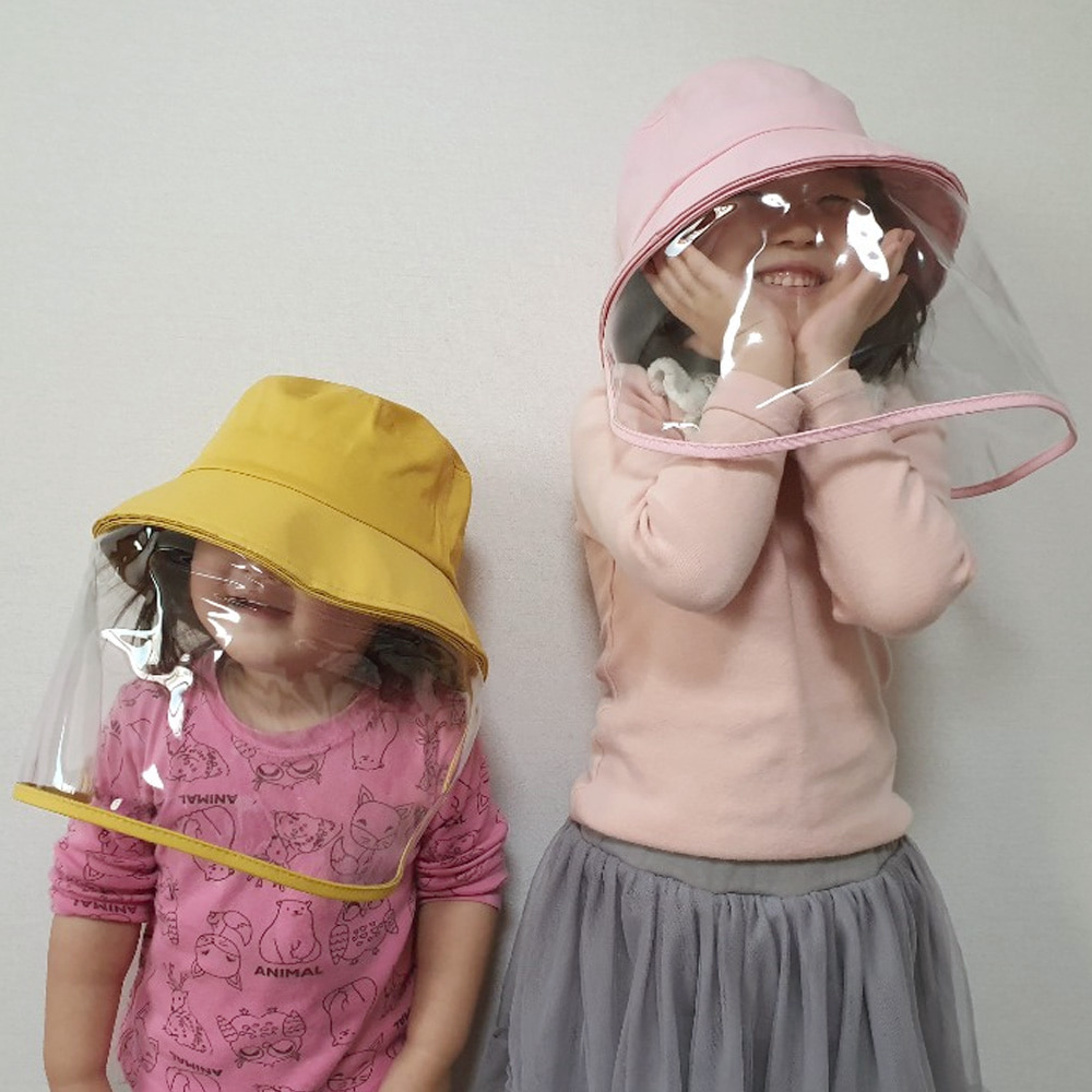 국산 성인용 아동용 코로나 방역 키즈 벙거지 모자 비말 차단용